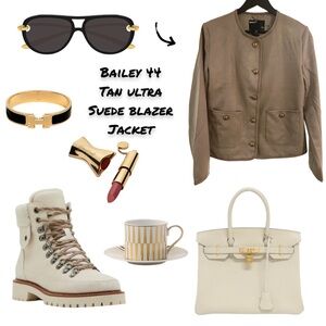 Bailey 44 Tan Ultra Suede Blazer Jacket